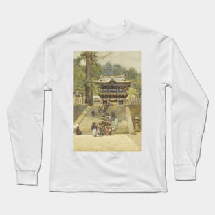 The Yomeimon Gate of Tosho-gu Shrine, Nikko, Japan by Robert Weir Allan Long Sleeve T-Shirt